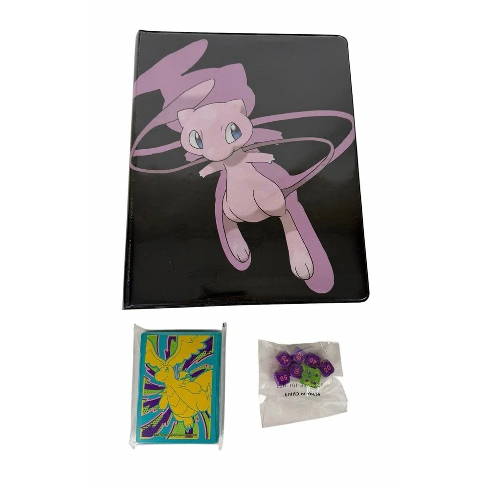 Ultra Pro - Pokemon (2021) Mew Card Binder w Ascended Heroes Card Sleeve & Dice